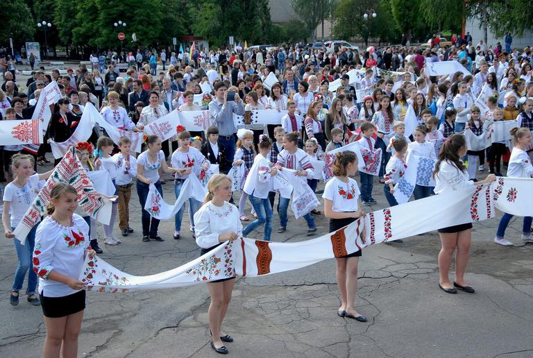 День вышиванки в нашем городе