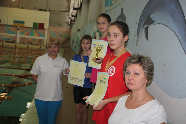 Прошли соревнования по прыжкам в воду