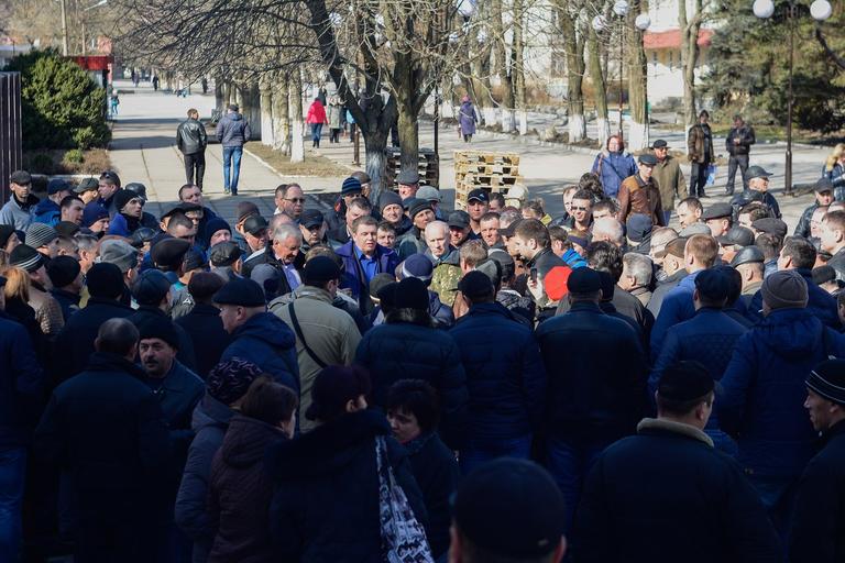 Администрация комбината встретилась  с  трудовым коллективом