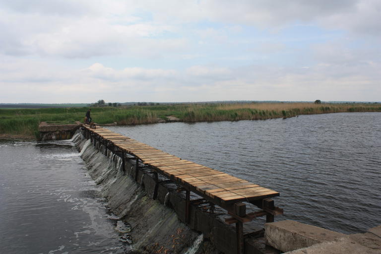 Восстановление моста через Базавлук подходит к концу (ВИДЕО)