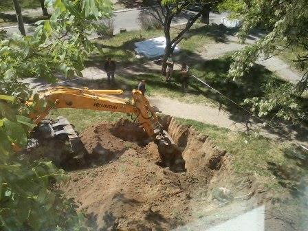 Демонтаж подземных теплотрасс