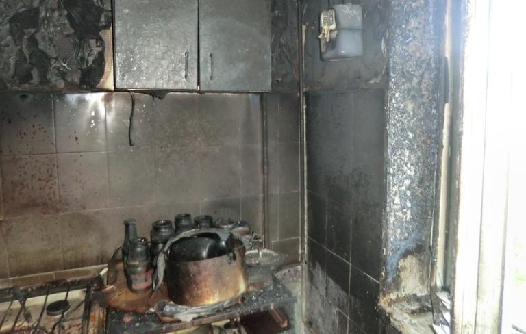 Під час пожежі врятовано літнього чоловіка