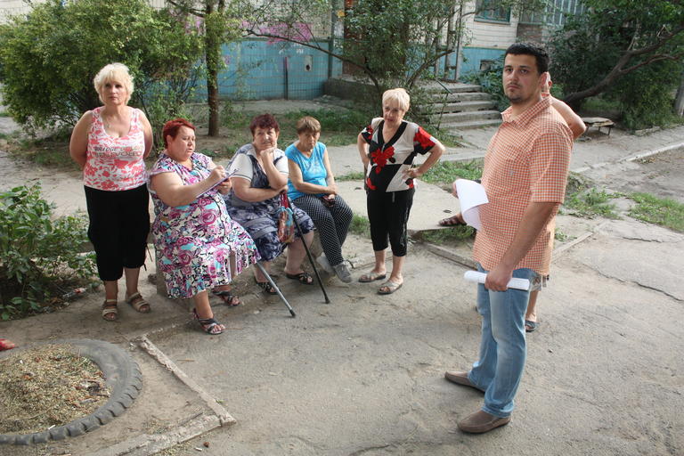 Встреча с жителями и обход округа