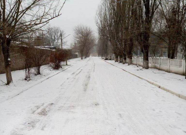 В Покрове выпал первый снег в новом году!