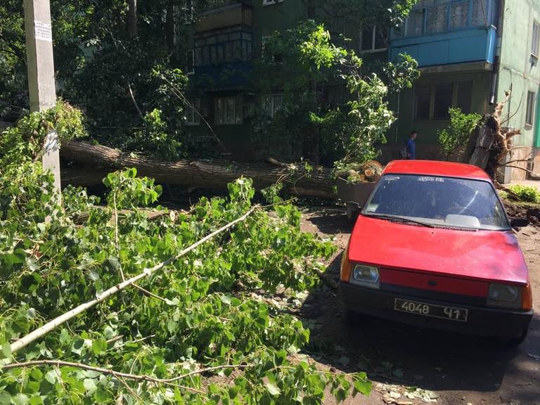Средь лета в Покрове разыгралась настоящая буря