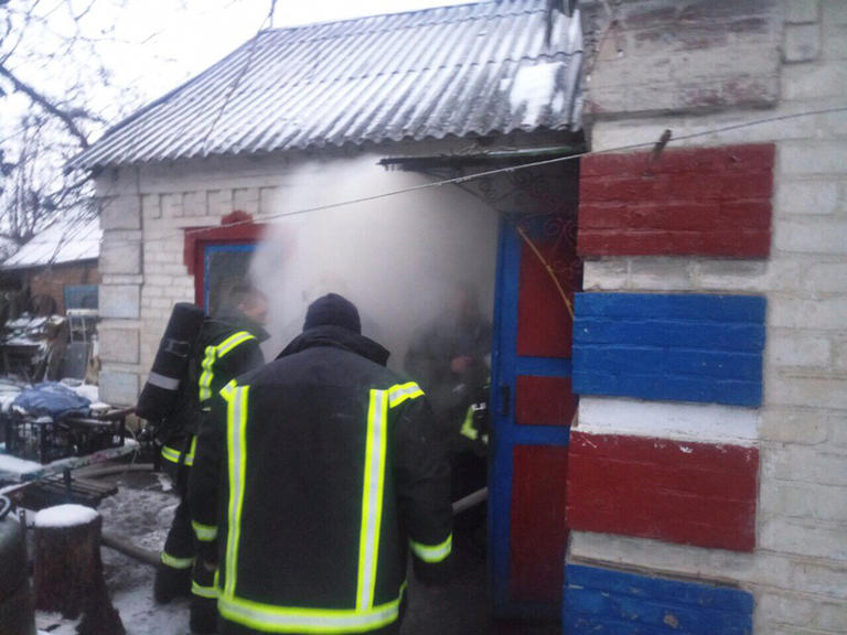 В Чертомлыке горел жилой дом