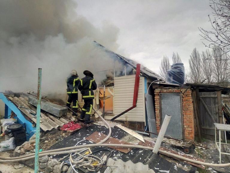 В Покрове горел жилой дом (ВИДЕО)