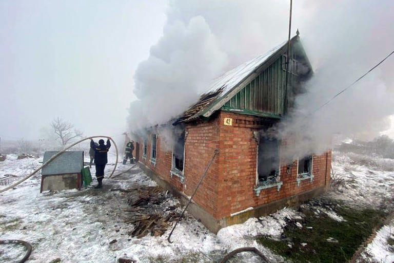 В Шолохово горел жилой дом