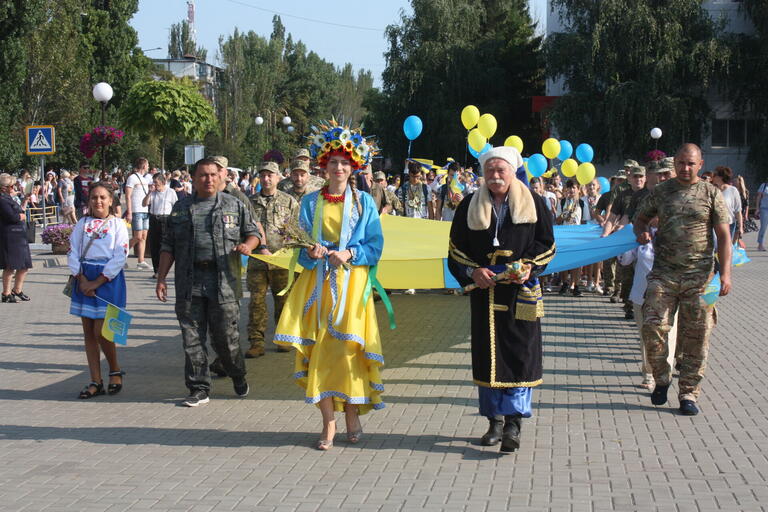 У Покрові відбулися урочистості до Дня Державного Прапора України