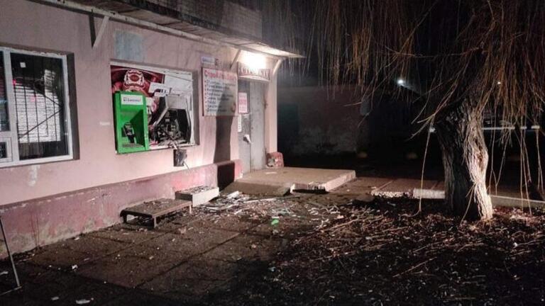 В Покрове ночью взорвали банкомат