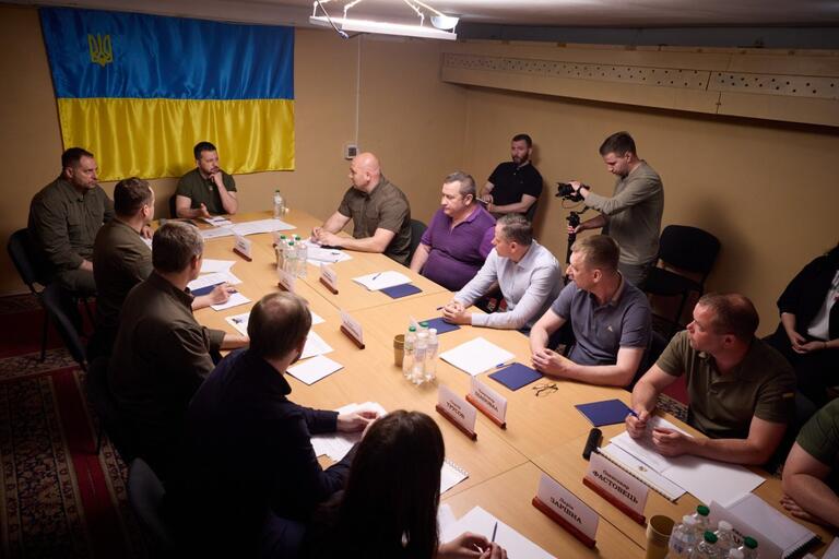 У Кривому Розі Глава держави провів нараду щодо водозабезпечення Дніпропетровської області