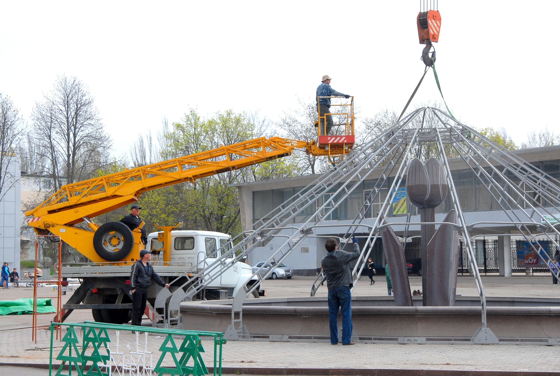 подготовка фонтана к запуску - изображение 8