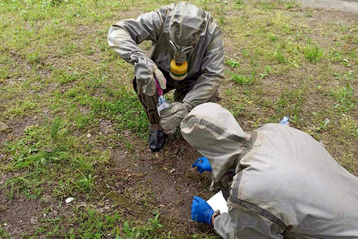 в покрове ликвидировали разлив ртути - изображение 1 в покрове ликвидировали разлив ртути - изображение 1