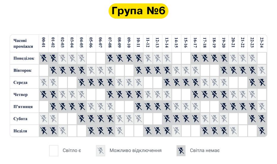 дтек дніпровські електромережі оновив графік стабілізаційних відключень з урахуванням поточної ситуації в енергосистемі - изображение 6 дтек дніпровські електромережі оновив графік стабілізаційних відключень з урахуванням поточної ситуації в енергосистемі - изображение 6